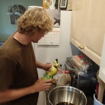 Bryan is making the sauce